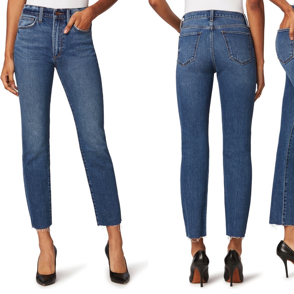 Joe’s Jeans Skinny Ankle Raw Hem Jeans